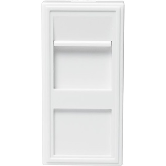 Logilink French Face Plate modular insert 22.5*45 mm,  white