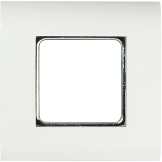 Logilink French Flush Mount Face Plate 80*80mm with 45*45mm, white