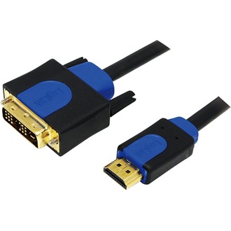 LogiLink HDMI 1.4 -> DVI-D M/M video kábel 2m fekete