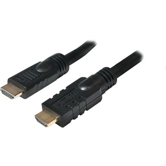 LogiLink HDMI 1.4 -> HDMI 1.4 M/M video kábel 30m fekete erősítővel