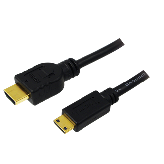 LogiLink HDMI -> HDMI mini C M/M video jelkábel 1m fekete