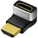 LogiLink HDMI 2.1 -> HDMI 2.1 M/F adapter fekete 270°