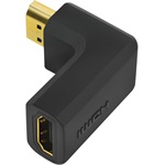 LogiLink HDMI 2.1 -> HDMI 2.1 M/F adapter fekete 90°