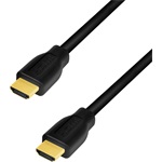 LogiLink CCS HDMI 2.0 Ethernet -> HDMI 2.0 Ethernet M/M video kábel 1m fekete Premium