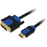 LogiLink HDMI 1.3 -> DVI-D M/M video kábel 10m fekete