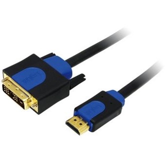 LogiLink HDMI 1.3 -> DVI-D M/M video kábel 10m fekete