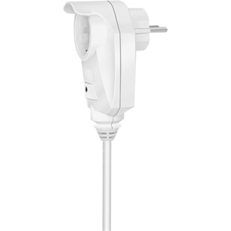 Logilink Hosszabbító tápkábel, beltéri, +1 átvezető, 3 m, fehér