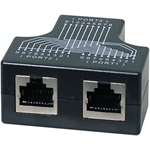 Logilink Kábelmegosztó adapter 1x RJ45 aljzat 2x RJ45 aljzathoz, 1:1 párhuzamos