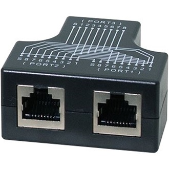 Logilink Kábelmegosztó adapter 1x RJ45 aljzat 2x RJ45 aljzathoz, 1:1 párhuzamos