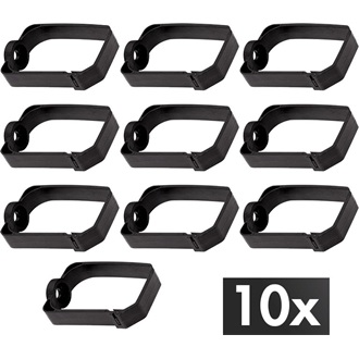 Logilink Kábelrendező konzolok 19"-os rackekhez, 44 x 70 mm, zárható, 10 darab