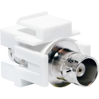 Logilink Keystone Coupler BNC 50 Ohm F/F, white