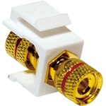 Logilink Keystone Coupler Binding Post > Threaded Nut, red