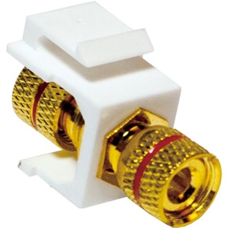 Logilink Keystone Coupler Binding Post > Threaded Nut, red