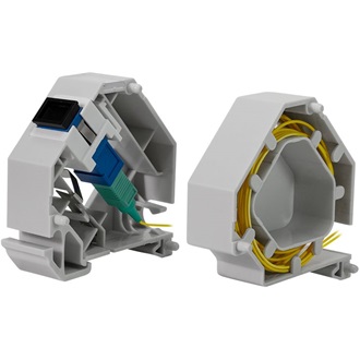 Logilink Keystone DIN-Rail adapter for SC/LC coupler, stackable