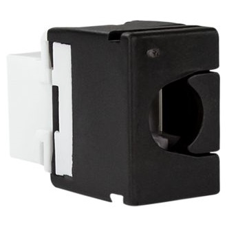 LogiLink RJ45 CAT6A UTP M/F keystone modul fekete-fehér AWG 22-26, 17,4mm