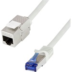LogiLink Consolidation point RJ45 CAT6A S/FTP -> RJ45 CAT6A S/FTP M/M adatkábel hosszabbító 25m szürke