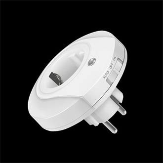 Logilink LED éjszakai lámpa áteresztő csatlakozóval és alkonyérzékelővel, 3528 LED x7