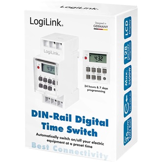 Logilink Logilink Time Switch, DIN-Rail digital timer