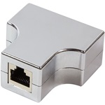 Logilink Modular Coupler 3*RJ45 Cat.5e STP, metallized