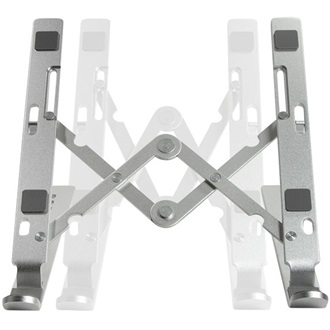 Logilink Notebook stand, foldable, aluminum, silver