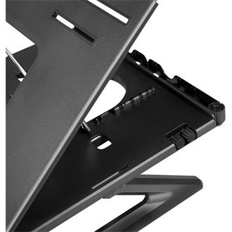 Logilink Notebook stand, foldable, height adjustable, black
