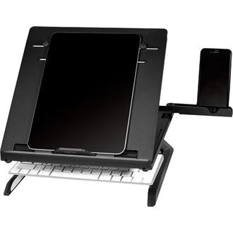 Logilink Notebook stand, foldable, height adjustable, black