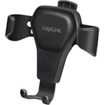 Logilink Okostelefon tartó szellőzőnyílásokhoz, 4-6,5" okostelefonokhoz, fekete