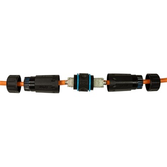 LogiLink Outdoor IDC CAT7 toldó fekete IP68