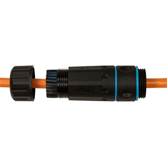 LogiLink Outdoor IDC CAT7 toldó fekete IP68