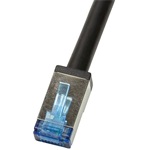 LogiLink kültéri RJ45 CAT6A S/FTP -> RJ45 CAT6A S/FTP M/M adatkábel 0.5m fekete