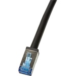 LogiLink kültéri RJ45 CAT6A S/FTP -> RJ45 CAT6A S/FTP M/M adatkábel 7.5m fekete