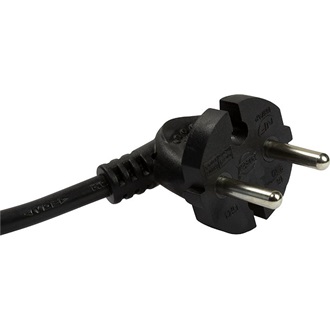 Logilink Outlet Strip, 3 Euro sockets, w. switch, black