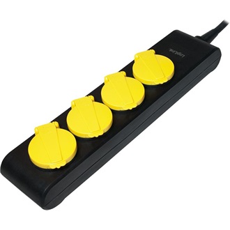 Logilink Outlet Strip, 4 sockets, outdoor, IP44