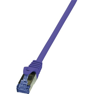 LogiLink PrimeLine RJ45 CAT6A S/FTP -> RJ45 CAT6A S/FTP M/M adatkábel 2m lila