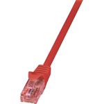LogiLink PrimeLine RJ45 CAT6 U/UTP -> RJ45 CAT6 U/UTP M/M adatkábel 1.5m piros