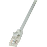 LogiLink Econline RJ45 CAT6 U/UTP -> RJ45 CAT6 U/UTP M/M adatkábel 15m szürke
