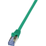 LogiLink GHMT certified RJ45 CAT6A S/FTP -> RJ45 CAT6A S/FTP M/M adatkábel 1m zöld