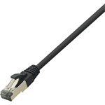 LogiLink PrimeLine RJ45 CAT8.1 S/FTP -> RJ45 CAT8.1 S/FTP M/M adatkábel 15m fekete