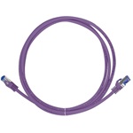 LogiLink Ultraflex RJ45 CAT6A S/FTP -> RJ45 CAT6A S/FTP M/M adatkábel 5m lila