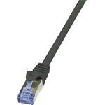 LogiLink PrimeLine RJ45 CAT6A S/FTP -> RJ45 CAT6A S/FTP M/M adatkábel 40m fekete