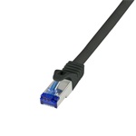 LogiLink Ultraflex RJ45 CAT6A S/FTP -> RJ45 CAT6A S/FTP M/M adatkábel 1m fekete