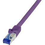 LogiLink Ultraflex RJ45 CAT6A S/FTP -> RJ45 CAT6A S/FTP M/M adatkábel 7.5m lila