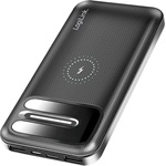 Logilink Power bank 8000 mAh, vezeték nélküli töltés, + 2x USB-A