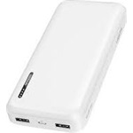 Logilink Powerbank 20.000 mAh, 2x USB-A, 1x USB-C, fehér