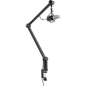 Logilink Professional Microphone Boom Arm Stand, black