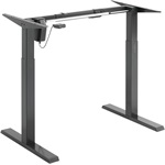 Logilink Sit-Stand Desk Frame, single motor, black