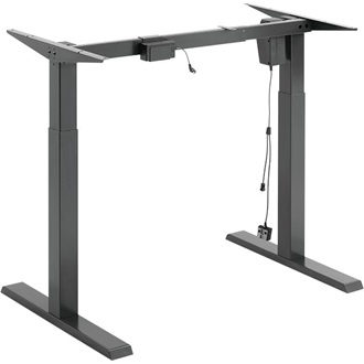 Logilink Sit-Stand Desk Frame, single motor, black