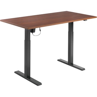 Logilink Sit-Stand Desk Frame, single motor, black