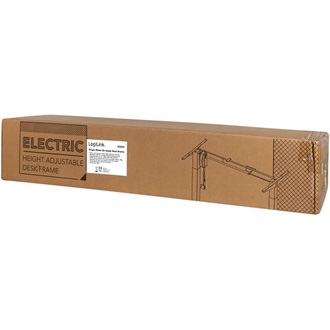 Logilink Sit-Stand Desk Frame, single motor, black