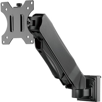 Logilink Slatwall Gas Spring Monitor Arm, 13"-27"